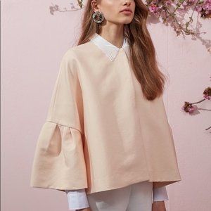 Flared Sleeve Outerwear cape